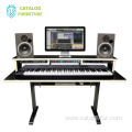 High quality wooden keyboard stand most popular recording studio furniture audio desk